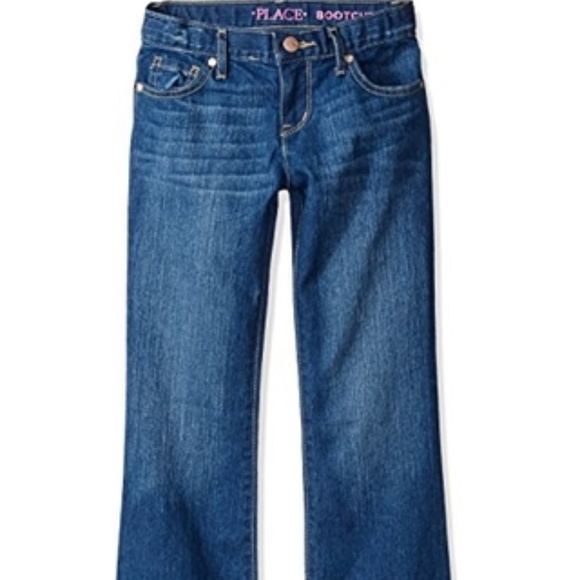 The Childrens Place Girls Basic Bootcut Jeans
